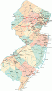 Географічна карта-Джерсі (острів)-new-jersey-road-map.gif