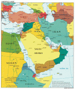 Kort (geografi)-Saudi-Arabien-large_detailed_political_map_of_saudi_arabia.jpg