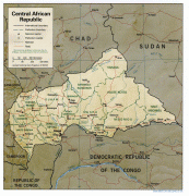 Географічна карта-Центральноафриканська Республіка-cen_african_rep_rel01.jpg