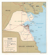 Kaart (cartografie)-Koeweit-kuwait_pol96.jpg