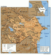 Kort (geografi)-Aserbajdsjan-Azerbaijan_1995_CIA_map.jpg