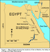 Kaart (cartografie)-Verenigde Arabische Republiek-large_based_map_of_egypt.jpg