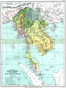 Географическая карта-Кхмерская Республика-IndoChina1886.jpg