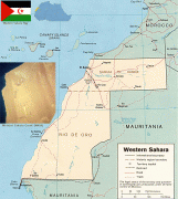Kaart (kartograafia)-Lääne-Sahara-sahara-map.jpg