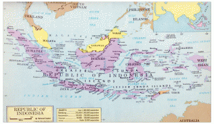 Kaart (kartograafia)-Indoneesia-map-indonesia-1965.jpg
