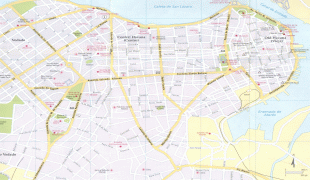 Kaart (cartografie)-Havana-Havana-City-Map-2.jpg