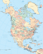 Mappa-America del Nord-north-america-3.gif