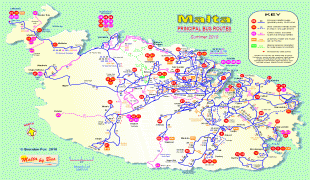 Kaart (kartograafia)-Malta-maltaA4_2009.jpg