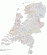 Mapa-Países Bajos-ZIPScribbleMap-Netherlands-color-names-borders.png