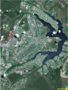 Bản đồ-Quận liên bang Brasil-Map_Satellite_Photo_Image_Brasilia_Capital_City_Brazil.jpg
