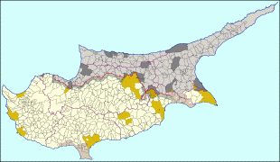 Kaart (kartograafia)-Küpros-Administrative_map_of_Cyprus.jpg