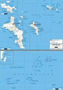 Географическая карта-Сейшельские Острова-Seychelles-road-map.gif