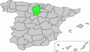 Карта (мапа)-Шпанија-Map-st-domingo-silos-spain.png