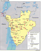 Kaart (kartograafia)-Burundi-burundi_power_network.jpg