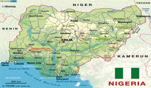 Kaart (cartografie)-Nigeria-karte-2-844.gif