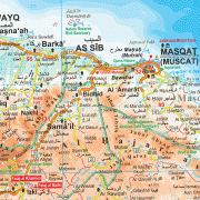 Географічна карта-Оман-Masqat-oman-Map.jpg