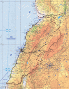 แผนที่-ประเทศเลบานอน-detailed_topographical_map_of_lebanon.jpg