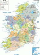 Karte (Kartografie)-Irland (Insel)-Ireland-political-map.gif