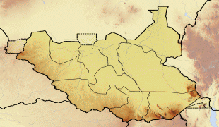 Bản đồ-Nam Sudan-South_Sudan_location_map_Topographic.png