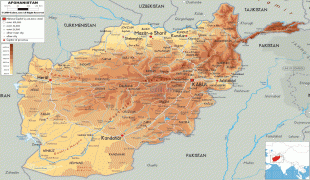 Bản đồ-Afghanistan-Afghanistan-physical-map.gif