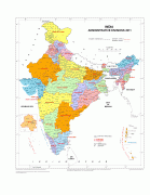 Карта (мапа)-Индија-ADMINI2011.jpg
