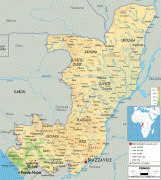 Bản đồ-Congo - Kinshasa-Congo-physical-map.gif