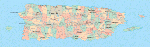 Kort (geografi)-Puerto Rico-puerto-rico-map-political.jpg