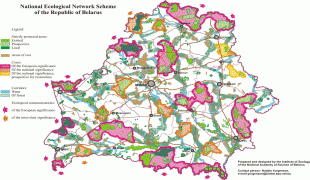 Kaart (cartografie)-Wit-Rusland-Belarus-National-Ecological-Network-Map.jpg