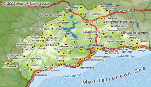 Kartta - Málaga (M�laga) - MAP[N]