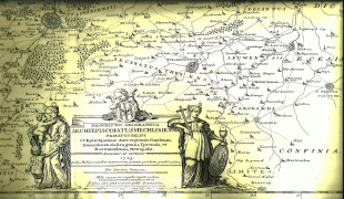 Kaart (cartografie)-België-Belgium_map_1725.jpg