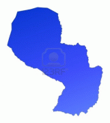 Kort (geografi)-Paraguay-2128539-blue-gradient-paraguay-map-detailed-mercator-projection.jpg
