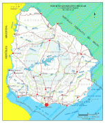Kaart (cartografie)-Uruguay-urugvai-1.jpg