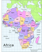 Kaart (kartograafia)-Aafrika-africa_map1.jpg