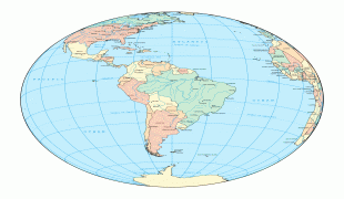 Kort (geografi)-Sydamerika-south_america_detailed_political_map.jpg
