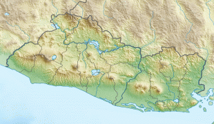 Kartta-El Salvador-El_Salvador_relief_location_map.jpg