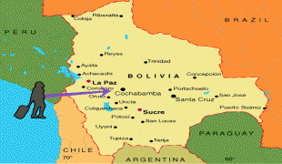 Kaart (cartografie)-Bolivia-bolivia-map.jpg