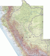 Kaart (kartograafia)-Peruu-large_detailed_road_map_of_peru.jpg