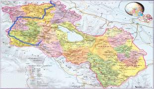 Kaart (cartografie)-Armenië-armenia-map.jpg