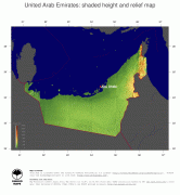 Kaart (kartograafia)-Araabia Ühendemiraadid-rl3c_ae_united-arab-emirates_map_illdtmcolgw30s_ja_mres.jpg