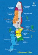 Kaart (cartografie)-Jamestown (Sint-Helena, Ascension en Tristan da Cunha)-jamestown-neighborhood-map.jpg