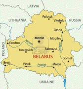Kartta - Valko-Venäjä (Republic of Belarus) - MAP[N]