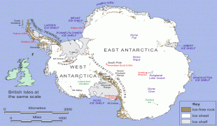 Kartta - Etelämanner (Antarctica) - MAP[N]