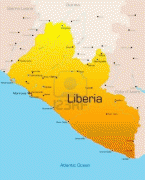 Географическая карта-Либерия-3529187-abstract-vector-color-map-of-liberia-country.jpg