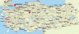 Kartta - Turkki (Republic of Turkey) - MAP[N]