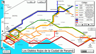 Kaart (kartograafia)-Panama-Panama.png
