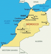 Kort (geografi)-Marokko-14416311-kingdom-of-morocco--vector-map.jpg