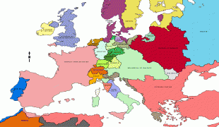Карта (мапа)-Европа-Map_of_Europe_1750_(VOE).png