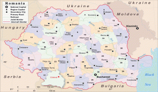 Географічна карта-Румунія-Map_of_Romania_by_TLMedia.jpg