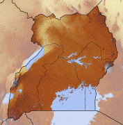 Kort (geografi)-Uganda-Uganda_location_map_Topographic.png