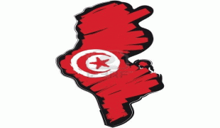 Карта (мапа)-Тунис-10648693-map-flag-tunisia.jpg